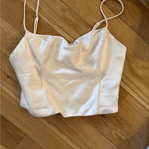 Silk crop top